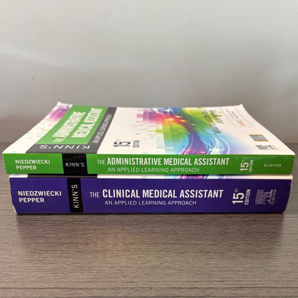Kinn's Medical Assistant 15th Edition 2 Book Set Clinical & Administrative